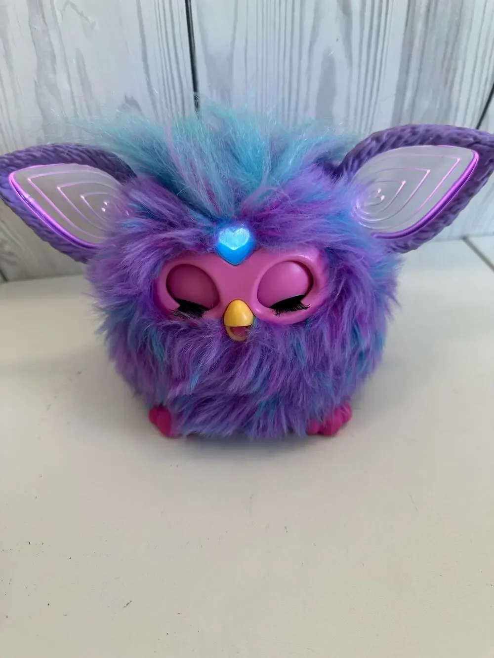 Furby Purple Plush Interactive Toy 2023 Hasbro  Tested And Works!